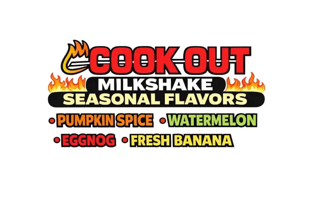 Cookout Milkshake Seasonal Flavors